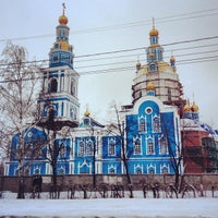 Photo taken at Всехсвятский Храм by Ksenia P. on 1/6/2013