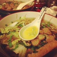 Photo taken at Wabi-Sabi Noodle House &amp;amp; Vegetarian Grocery by Andrei G. on 1/18/2013