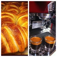 Photo taken at L&amp;#39;Crescent Home Made Croissants &amp;amp; Coffee Shop by Diana T. on 10/30/2012