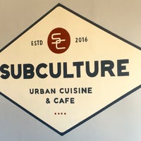 Photo taken at Subculture Urban Cuisine and Cafe by josh e. on 10/11/2016