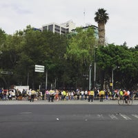 Photo taken at Reforma e Insurgentes by Mario H. on 8/30/2015