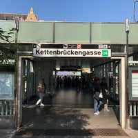 Photo taken at U Kettenbrückengasse by Thomas L. on 10/13/2018