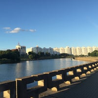 Photo taken at Набережная реки Свислочь by Юлия Д. on 6/27/2015