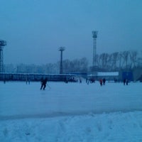 Photo taken at Каток на стадионе Заря by Anton L. on 1/5/2013