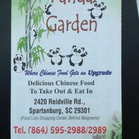 Menu New Panda Garden Restaurante Chino En Spartanburg
