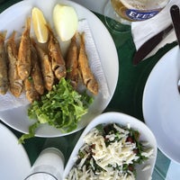 Photo taken at H. Babaoğlu Balık Restaurant by Murat E. on 10/3/2015