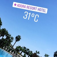 Photo taken at Adora Resort Hotel by Serkan on 9/27/2018