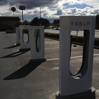 Photo taken at Tesla Supercharger by Curt Simon H. on 2/8/2013