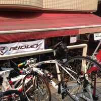 Photo taken at Cycle Proshop Sekiya by Nao S. on 8/10/2013