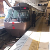 Photo taken at Odakyu Platforms 2-3 by michiaki on 4/30/2015