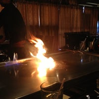 Photo taken at Mizu Japanese Steakhouse by Leah C. on 10/22/2012