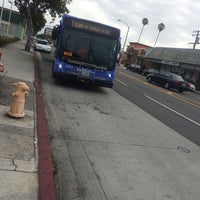 Photo taken at Santa Monica Big Blue Bus Line 1 by Melanie N. on 4/18/2014