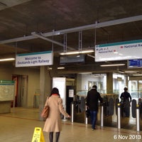 Photo taken at Woolwich Arsenal DLR Station by Roger N. on 11/6/2013