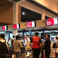 Photo taken at Thai AirAsia X Check-In Area by T A N G M O .. on 7/4/2018
