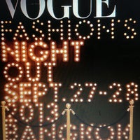 Photo taken at Vogue Fashion&amp;#39;s Night Out by Pop T. on 9/28/2013