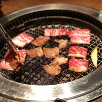 Photo taken at Tajimaya Japanese Charcoal Grill Yakiniku by Aaron T. on 12/17/2017