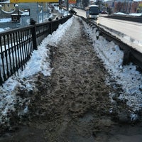 Photo taken at Мост через р. Пахра by Руслан М. on 2/2/2013