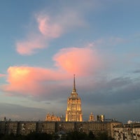 Photo taken at Жилое крыло в гостинице «Украина» by Ir F. on 8/17/2016