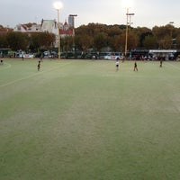 Photo taken at Cancha Hockey Césped Sintético by Emiliano C. on 5/18/2013