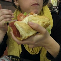 Photo taken at Penn Station East Coast Subs by Krystle B. on 1/15/2013