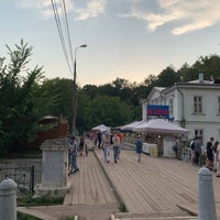 Photo taken at Мельничная плотина на реке Чурилихе by Eugene on 8/8/2021