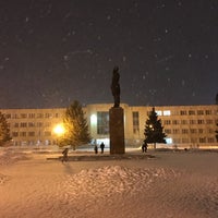 Photo taken at Площадь 1 школа by Viktor E. on 2/15/2017