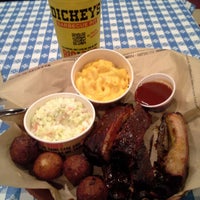 Photo taken at Dickey&amp;#39;s Barbecue Pit by Averyl L. on 12/16/2013