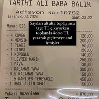Foto diambil di Tarihi Ali Baba Balık Lokantası oleh Oyeah pada 3/11/2024