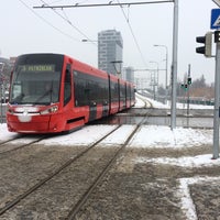 Photo taken at Farského (tram, bus) by Miroslav B. on 2/1/2017