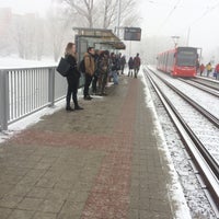 Photo taken at Farského (tram, bus) by Miroslav B. on 2/17/2017
