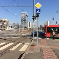 Photo taken at Farského (tram, bus) by Miroslav B. on 3/13/2017