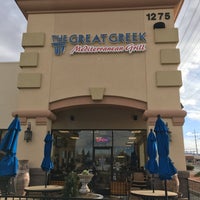 Photo taken at The Great Greek Mediterranean Cafe by Andrew T. on 2/19/2018