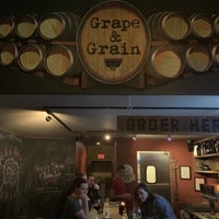 Photo taken at Grape &amp;amp; Grain by Andrew T. on 3/15/2019
