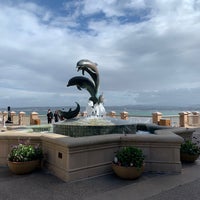 Photo taken at Dolphin Fountain by Andrew T. on 11/8/2020