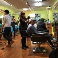Photo taken at Mian Tian Sing Hair Salon by Andrew T. on 12/5/2015