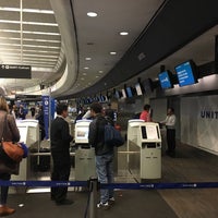 Photo taken at United Airlines Check-in by Andrew T. on 10/29/2018