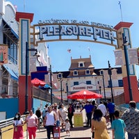 Photo taken at Galveston Island Historic Pleasure Pier by AB on 3/26/2022