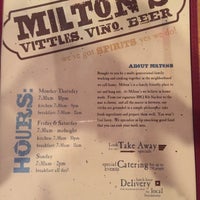Photo taken at Milton’s Vino, Vittles, Beer by Nancy H. on 4/7/2015