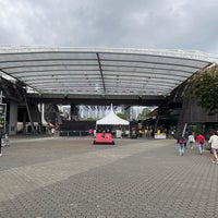 Photo taken at Stadium MRT Station (CC6) by Alice C. on 3/31/2023