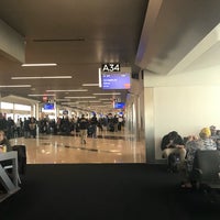 Photo taken at Gate A34 by Dean R. on 11/27/2017