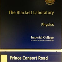 Photo taken at Blackett Laboratory by William H. on 11/28/2013