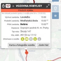 Photo taken at Tram 17 | Levského – Vozovna Kobylisy by Jarda V. on 4/17/2024