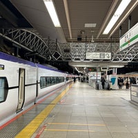 Photo taken at Platforms 1-2 by ゆうしま on 2/17/2024