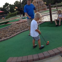 Photo taken at Miniature Golf &amp;amp; Batting Cages Of Katy by Christine K. on 8/2/2013
