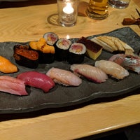 Photo taken at Sushi Azabu by Ivan A. on 12/24/2017