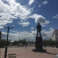 Photo taken at Памятник Максиму Аммосову by Никита А. on 6/29/2018