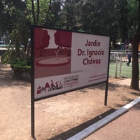 Photo taken at Jardín Dr. Ignacio Chávez by Danna M. on 6/3/2017