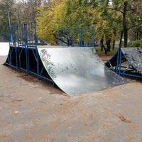 Photo taken at Скейт Парк  by Yurii G. on 10/21/2012