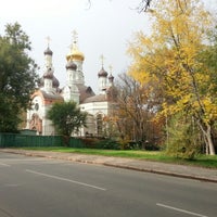 Photo taken at Храм Преподобного Сергия Радонежского by Yurii G. on 10/21/2012