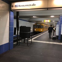 Photo taken at U Boddinstraße by N P. on 10/19/2019